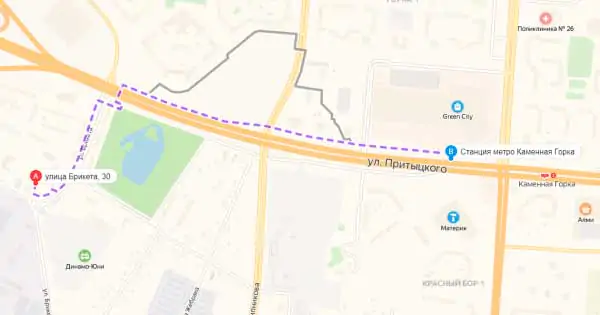 1-1 маршрут к медицинскому ценрту